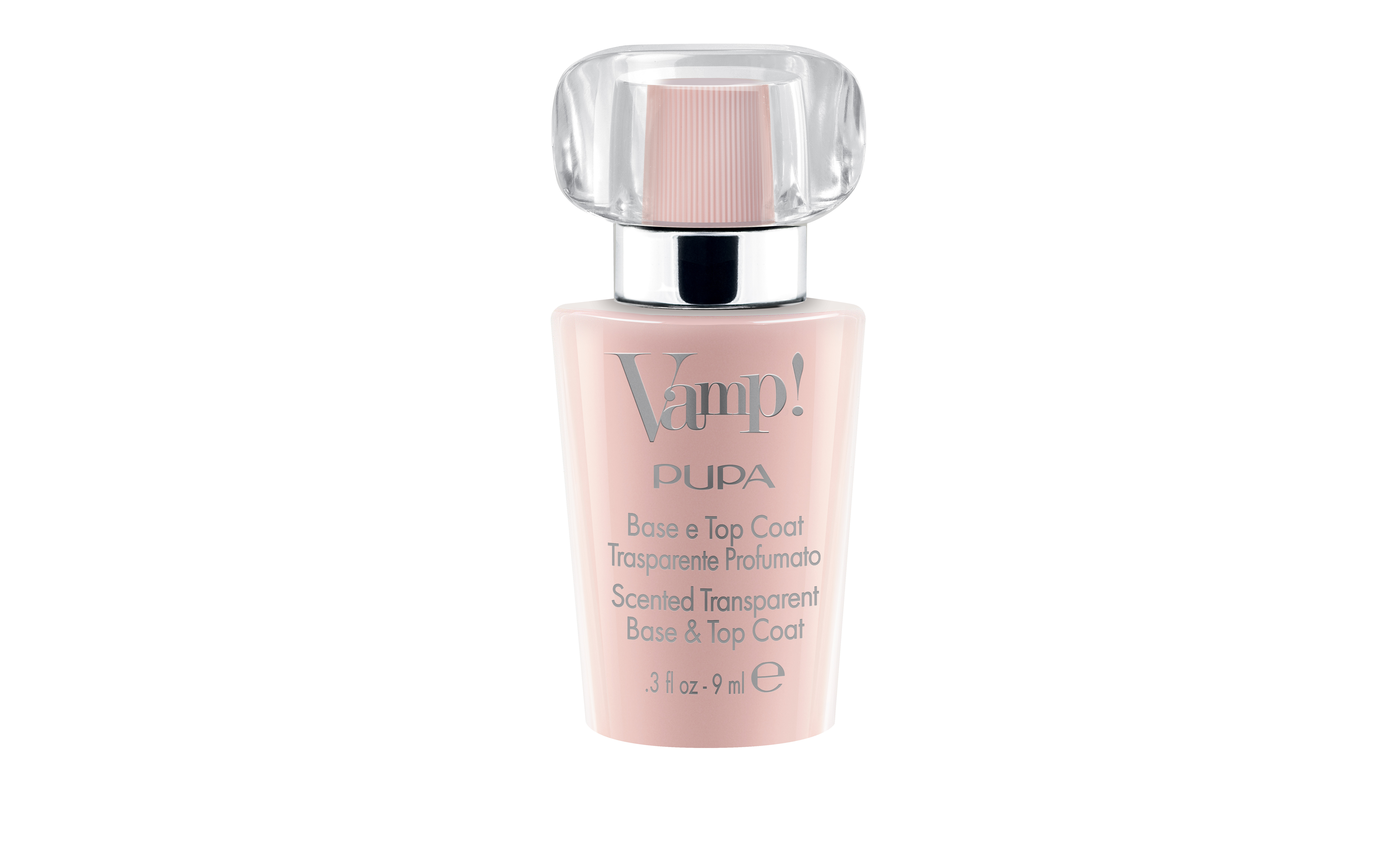 Vamp! Scented Transparent Base & Top Coat Pink Fragrance