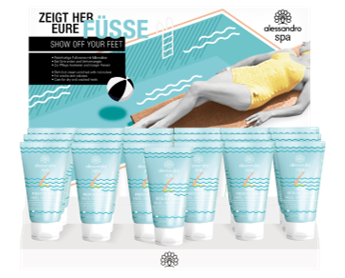 Spa Foot Heel Rescue Display